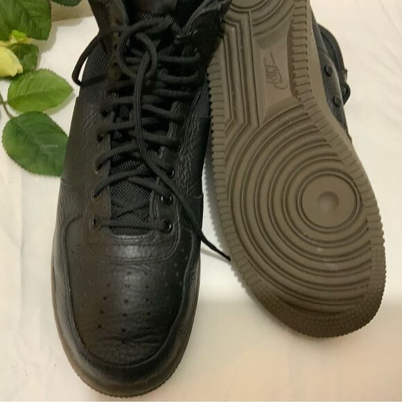 Nike SF Air Force 1 Mid Black Hazel Goddess Division Utility 917753-002 Men’s - Picture 9 of 14